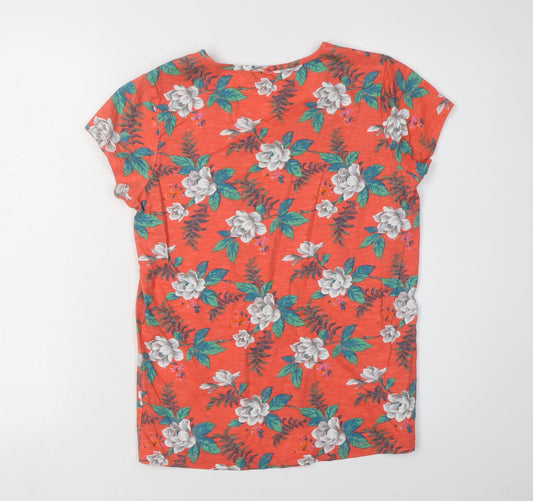 Laura Ashley Floral T-Shirt Women Multicoloured UK 10