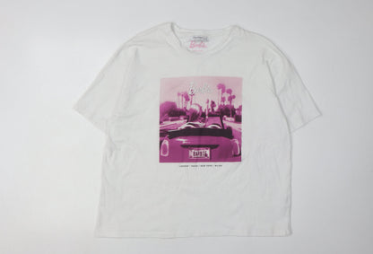 Womens UK Size 6 Stradivarius White  T-Shirt