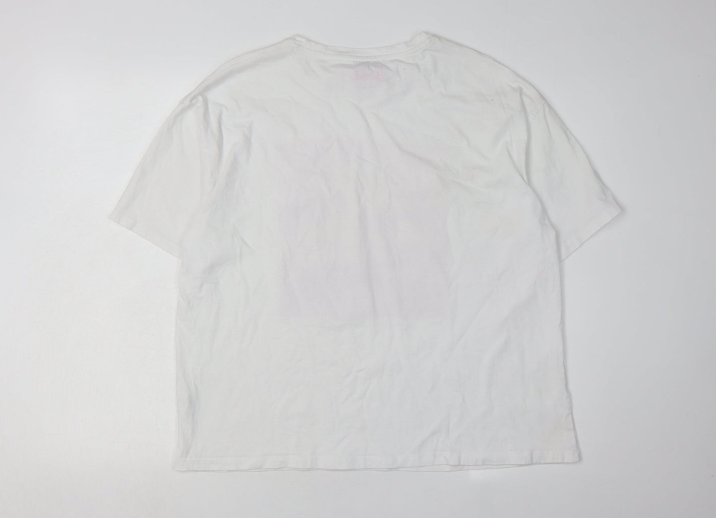 Womens UK Size 6 Stradivarius White  T-Shirt