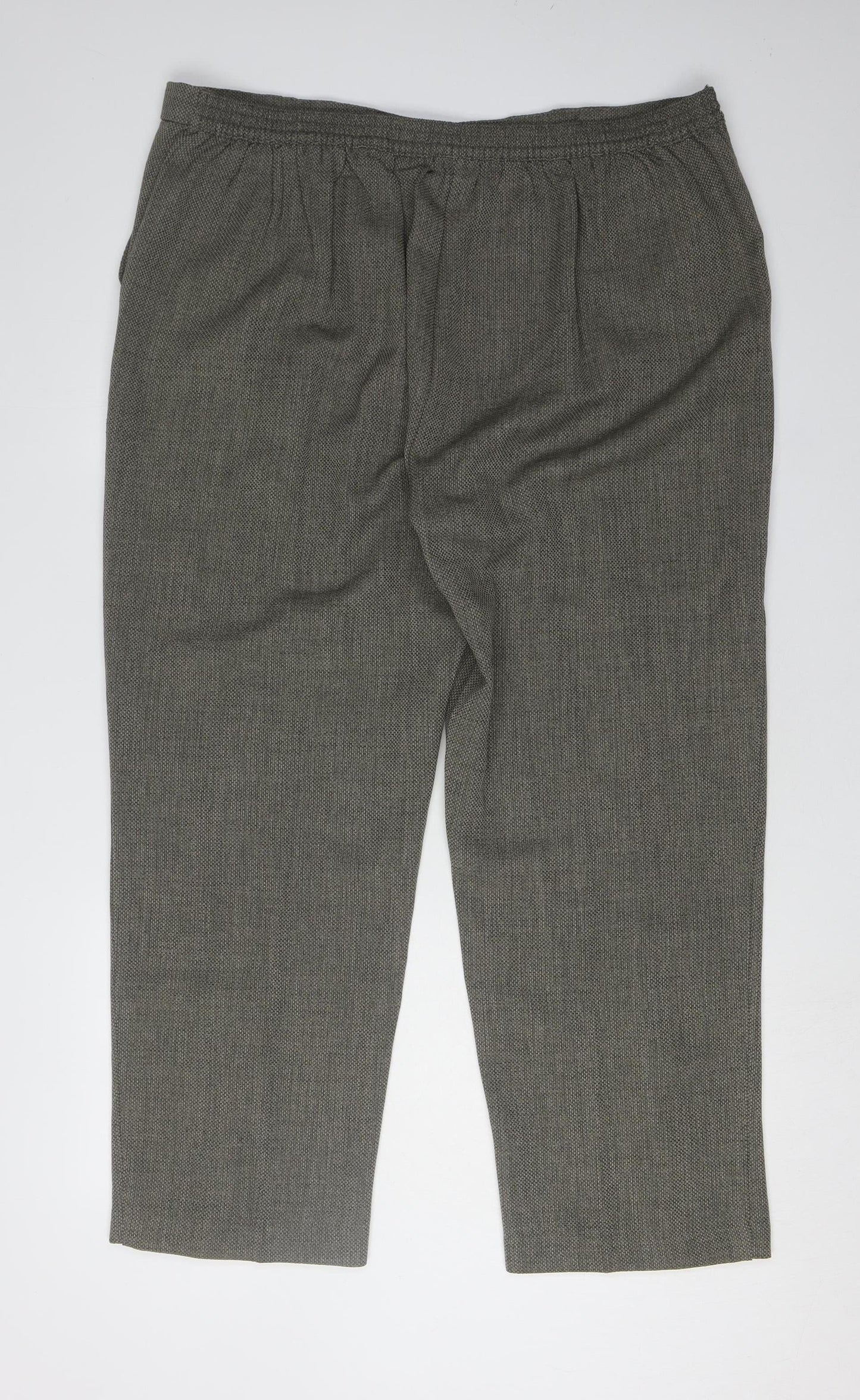 Womens UK Size 22 Honor Millburn Relaxed Fit  Grey Trousers