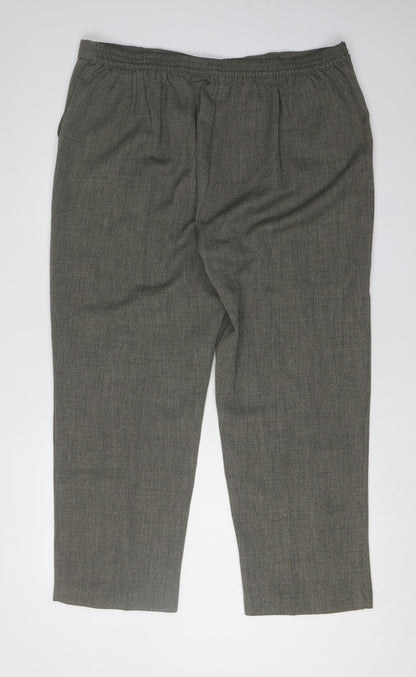 Womens UK Size 22 Honor Millburn Relaxed Fit  Grey Trousers