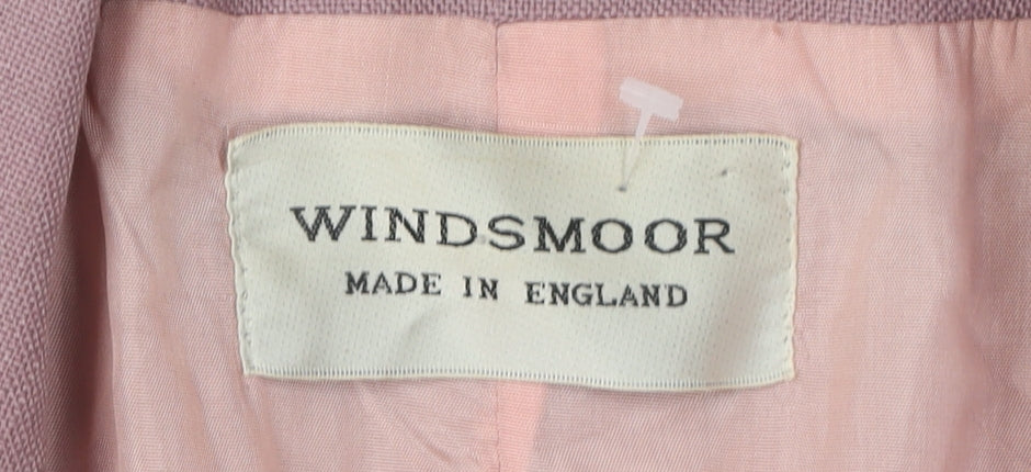 Windsmoor Women's Pink Blazer Size 8 Classic Style