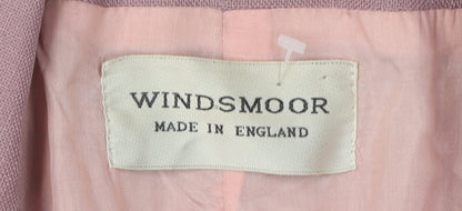 Windsmoor Women's Pink Blazer Size 8 Classic Style