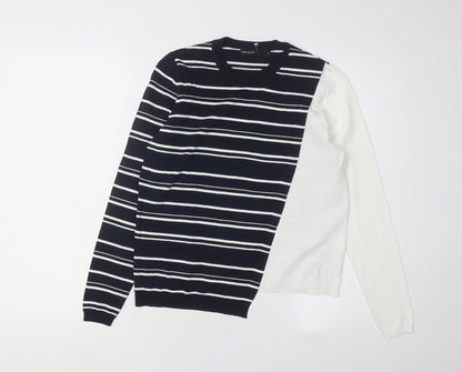 Karen Millen Women's Black Striped Jumper, Size S