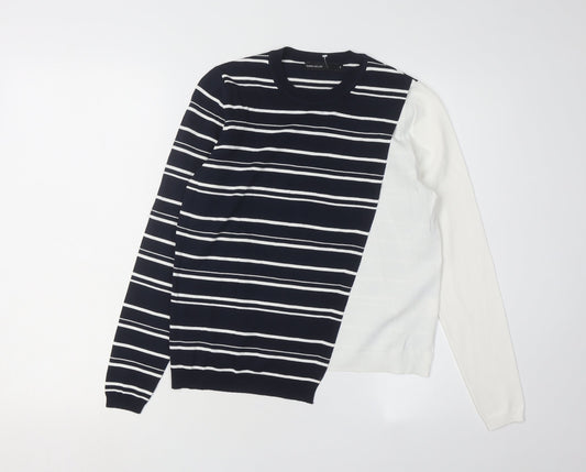 Karen Millen Women's Black Striped Jumper, Size S