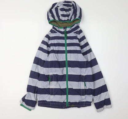 Mini Boden Boys Multicoloured Striped Jacket Sz 9-10