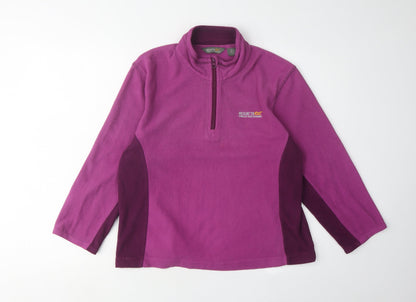 Regatta Women's Purple Sweatshirt Size 12