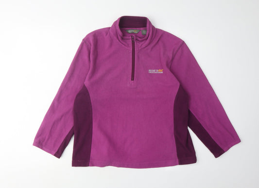 Regatta Women's Purple Sweatshirt Size 12