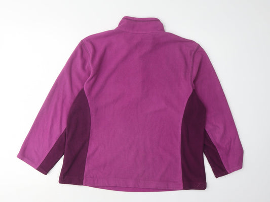 Regatta Women's Purple Sweatshirt Size 12