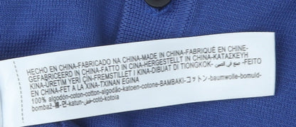 Massimo Dutti Men's Blue XL Polo Shirt