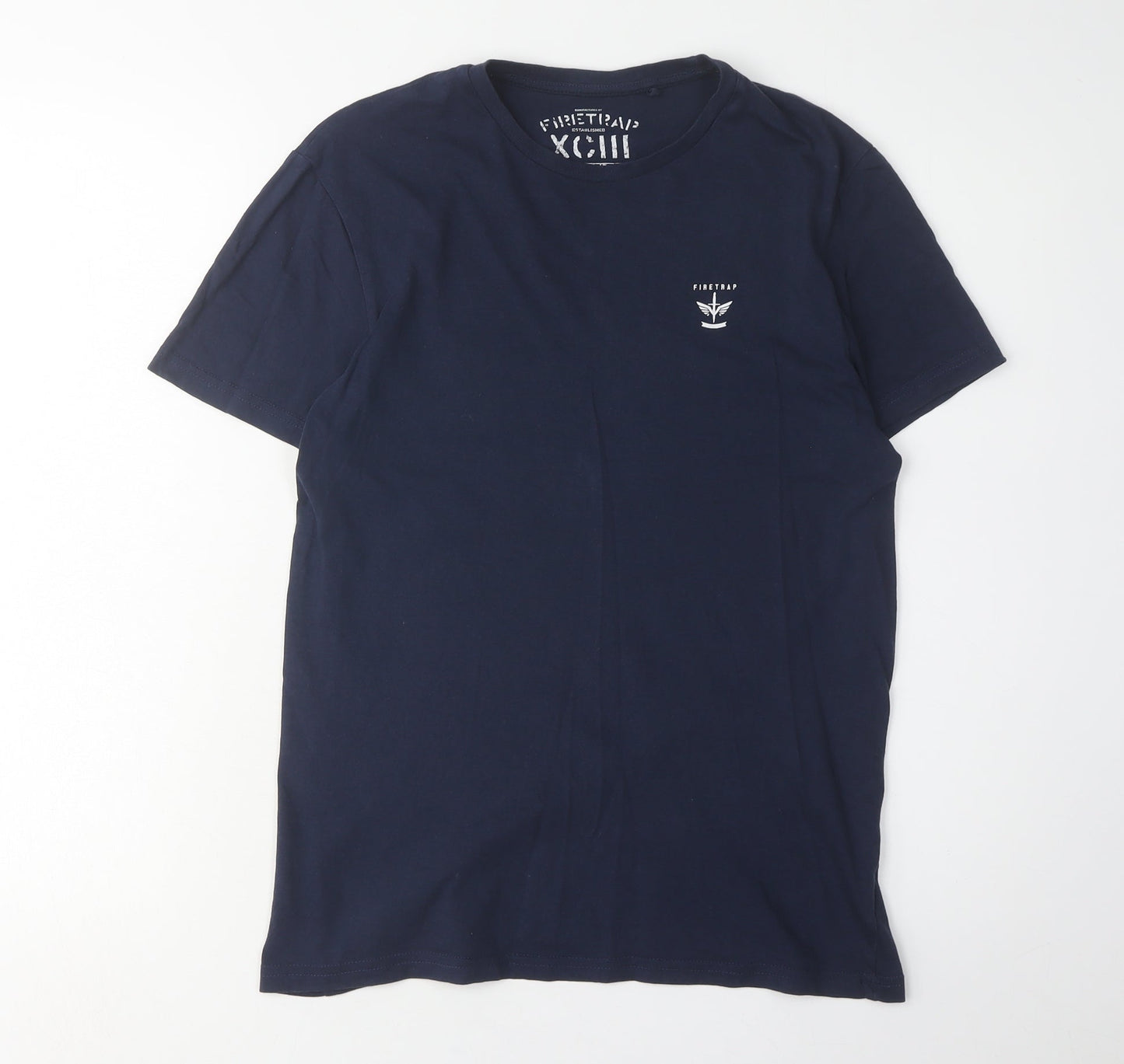 Mens UK Size S Firetrap Blue  T-Shirt