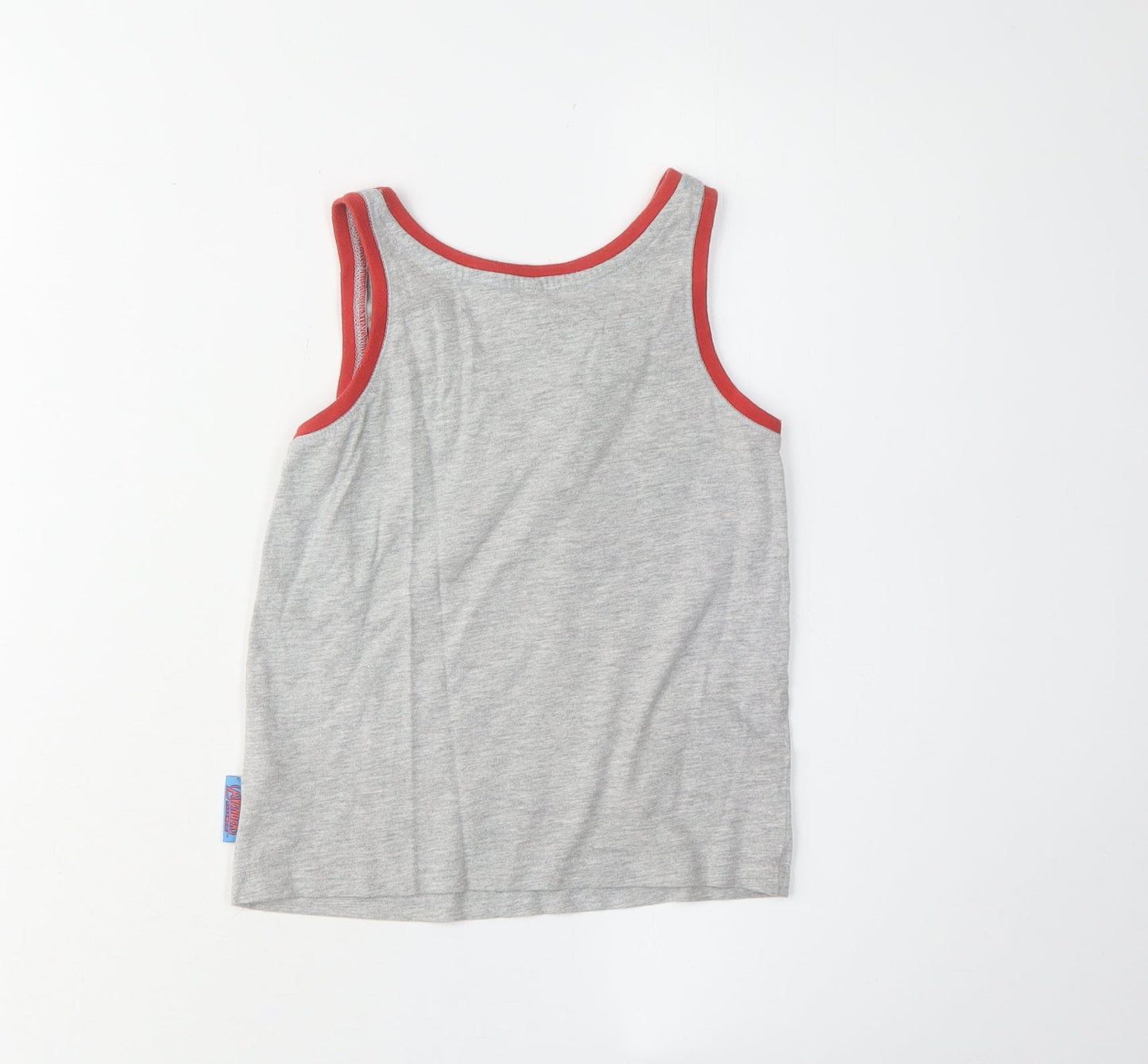 Marvel Boys Grey Avengers Superhero Tank Top, Size 5-6 Years