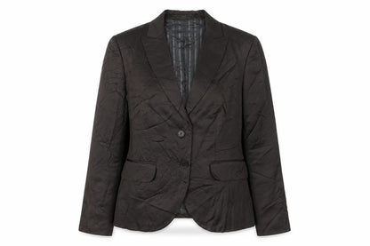Massimo Dutti Women's Black Blazer UK 12 Regular Fit