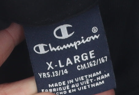 Champion Boys Black XL Full Zip Sweatshirt