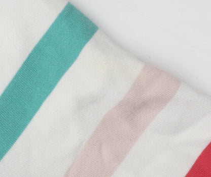 Joules Women's Striped Pullover Sweatshirt, Multicoloured, Size 10
