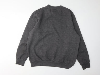 Mens UK Size L Slazenger Grey Pullover Sweatshirt
