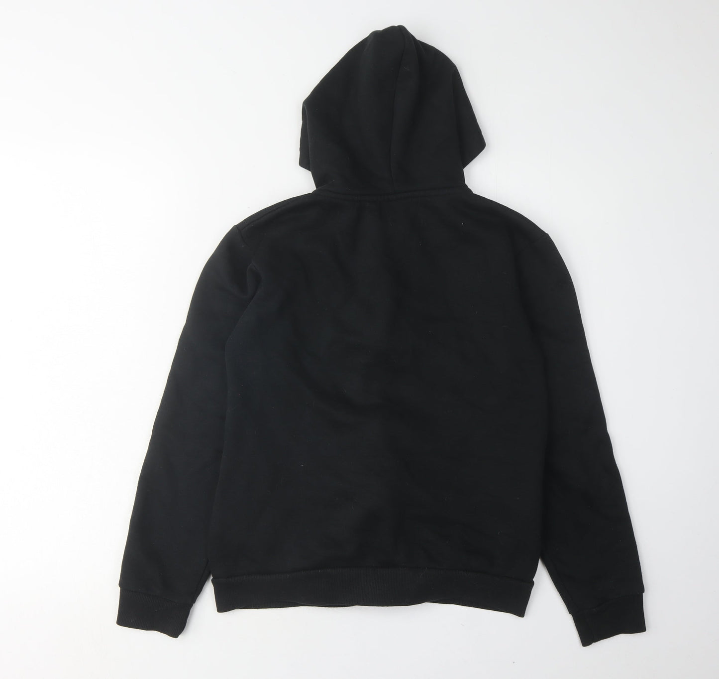 McKenzie Boys Black Full Zip Hoodie, 13-14 Years, Logo Sportswear