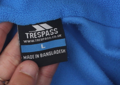 Trespass Men's Blue Pullover Fleece, Size L