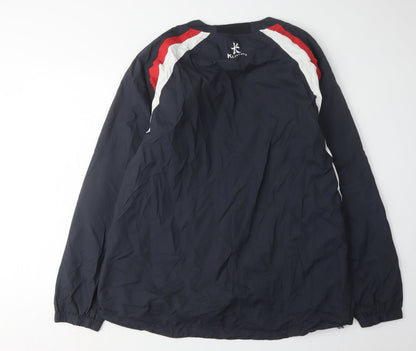 Kukri Men's Black XL Rugby Sweatshirt - Crew Neck, Logo Accent