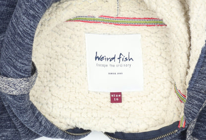 Womens UK Size 16 Weird Fish Blue