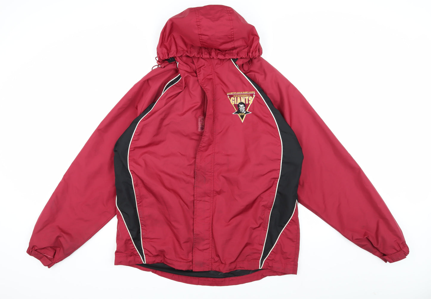 Mens UK Size M Huddersfield Giants Red Windbreaker Coat