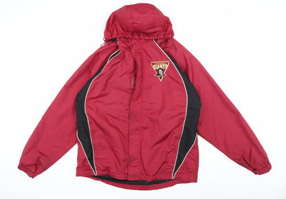 Mens UK Size M Huddersfield Giants Red Windbreaker Coat