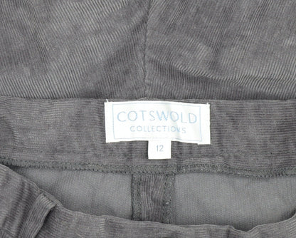 Cotswold Collections Women's Grey Corduroy Trousers Size 12