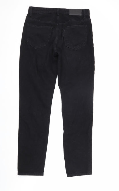 Boohoo Men's Black Denim Jeans Size 32 Distressed