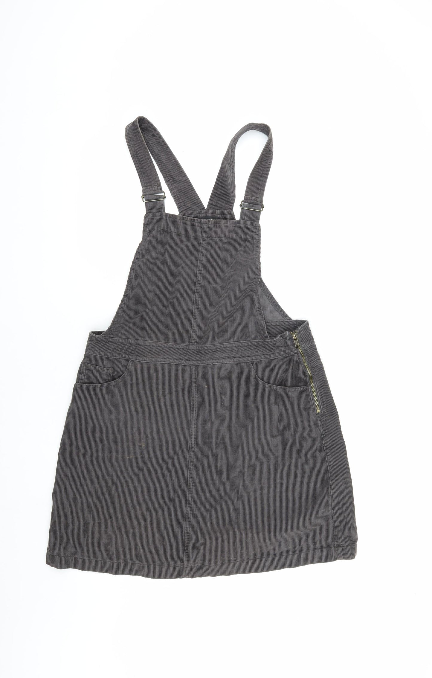 New Look Women's Grey Dungarees - Size 14