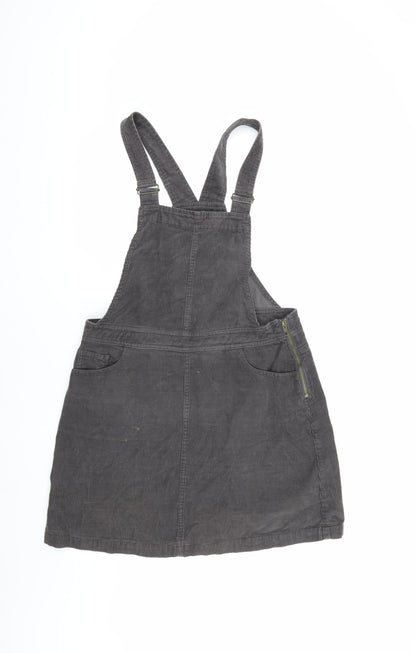 New Look Women's Grey Dungarees - Size 14