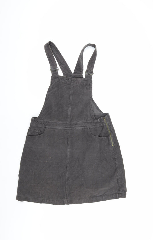 New Look Women's Grey Dungarees - Size 14