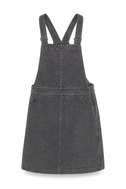 Womens UK Size 14 New Look Regular Fit Dungarees Grey Trousers