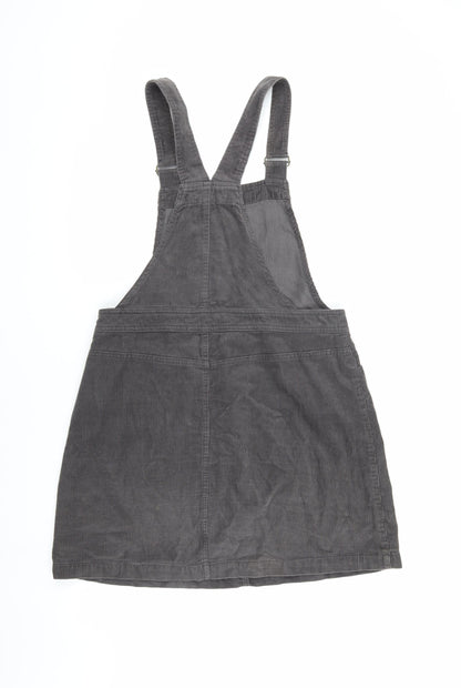 New Look Women's Grey Dungarees - Size 14