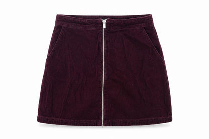 Womens UK Size 10 New Look Straight & Pencil Corduroy Skirt