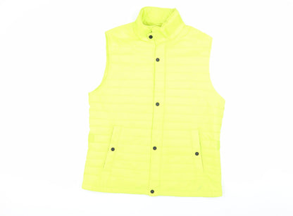 Mens UK Size L Nautica Yellow Puffer Jacket
