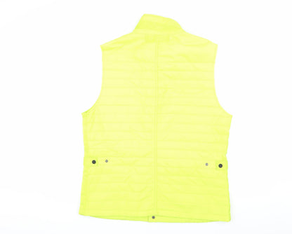 Mens UK Size L Nautica Yellow Puffer Jacket
