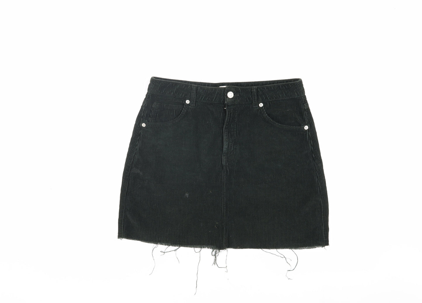 Womens UK Size 10 Topshop Straight & Pencil Corduroy Skirt