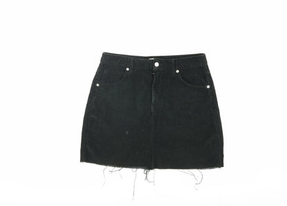 Womens UK Size 10 Topshop Straight & Pencil Corduroy Skirt