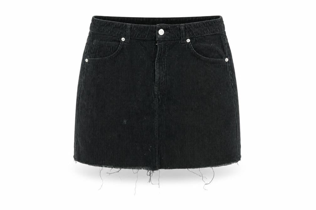 Womens UK Size 10 Topshop Straight & Pencil Corduroy Skirt