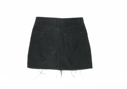 Womens UK Size 10 Topshop Straight & Pencil Corduroy Skirt
