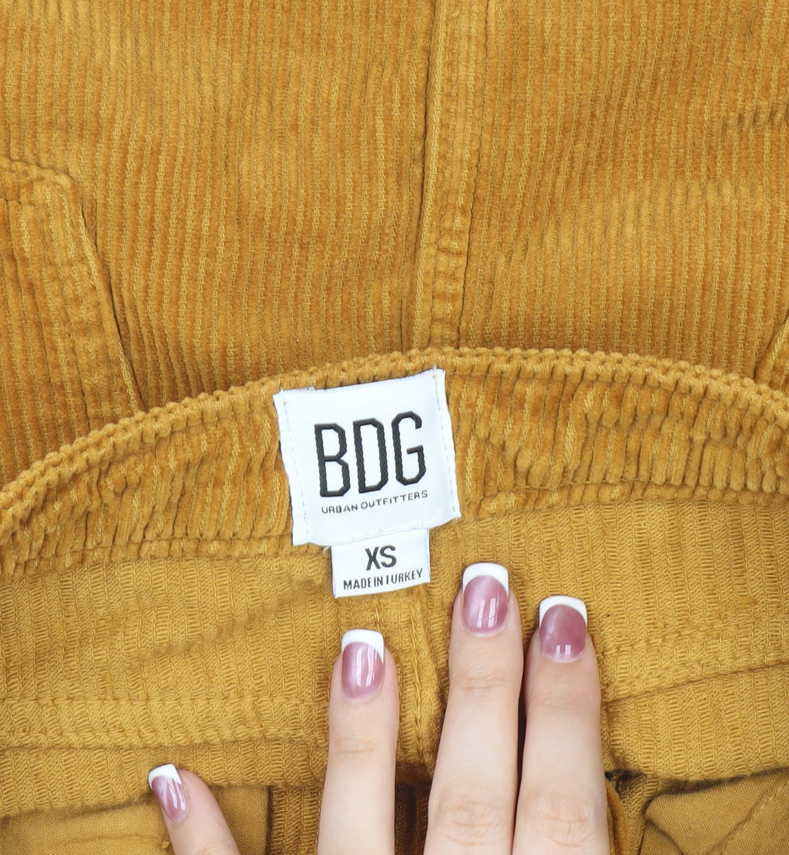 BDG Women's Brown Corduroy Mini Skirt XS