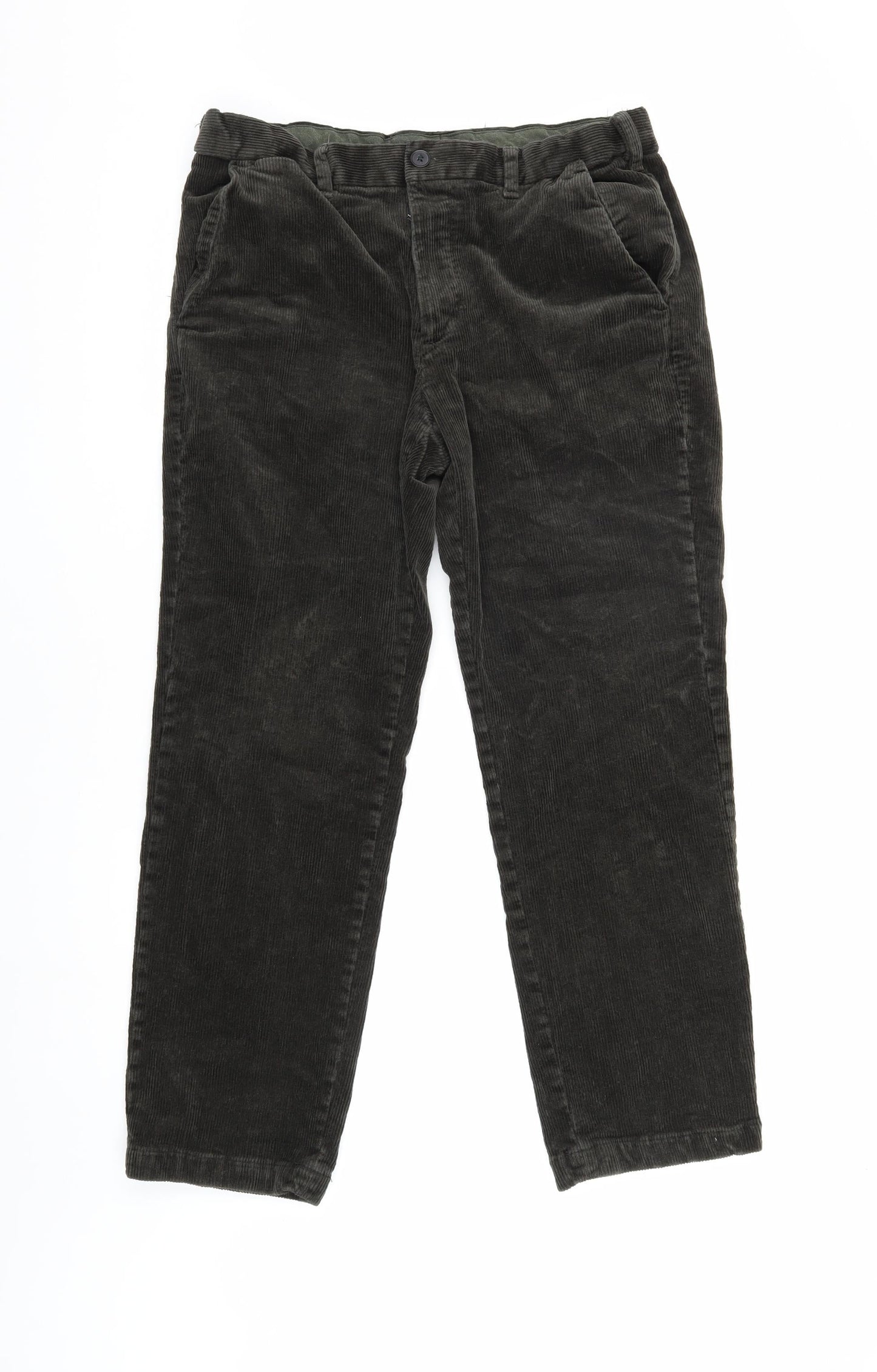 Marks and Spencer Men's Black Corduroy Trousers
