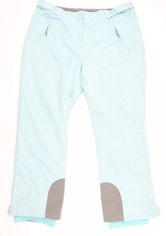 Mountain Warehouse Women's Blue Snow Pants Size 18