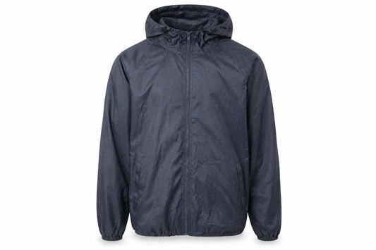 Mens UK Size L Outdoor Sportswear Blue Windbreaker Coat