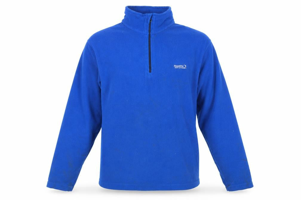 Mens UK Size XL Regatta Blue 1/4 Zip Sweatshirt