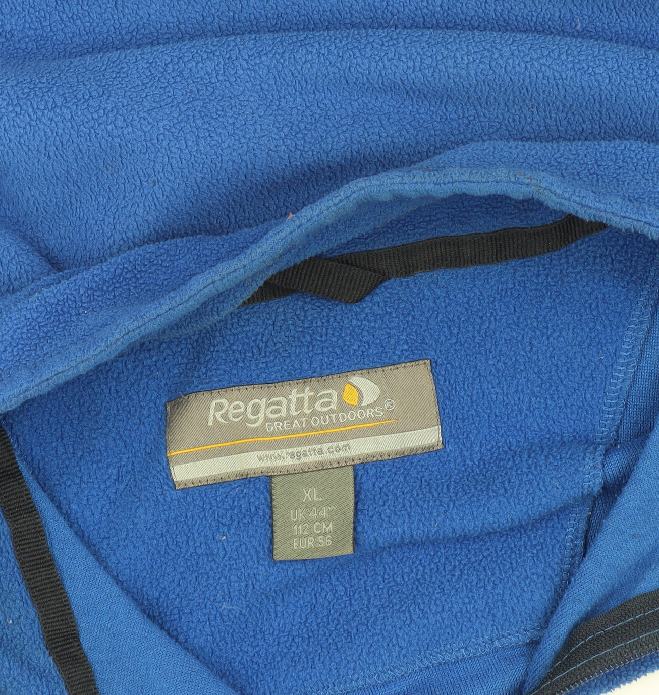 Mens UK Size XL Regatta Blue 1/4 Zip Sweatshirt