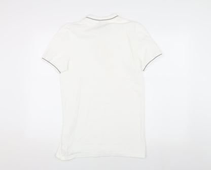 McKenzie Men's White Polo Shirt, Size S, Casual Cotton