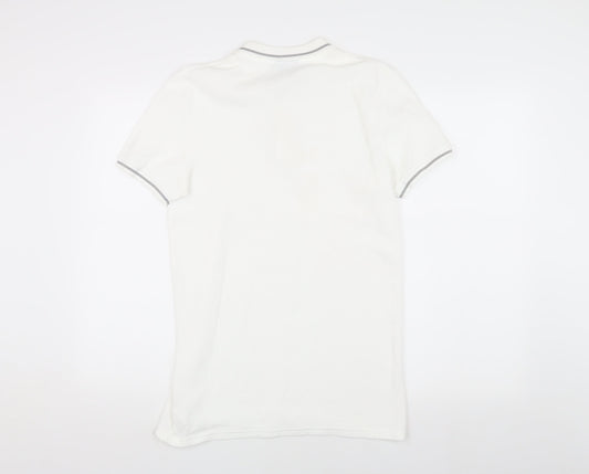 McKenzie Men's White Polo Shirt, Size S, Casual Cotton