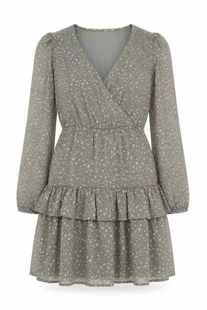 Jacqueline de Yong Women's Floral Wrap Dress Size 6