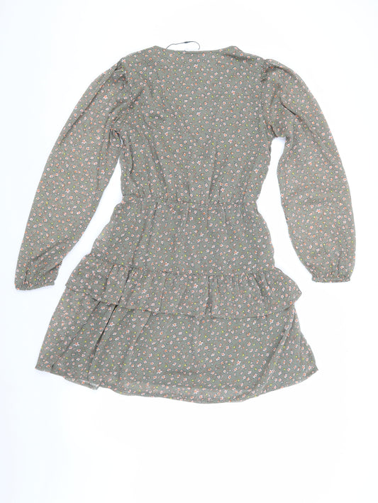 Jacqueline de Yong Women's Floral Wrap Dress Size 6